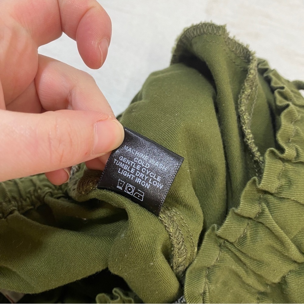 XiRENA Olive Green Ankle Drawstring Track Pants - Picture 9 of 10